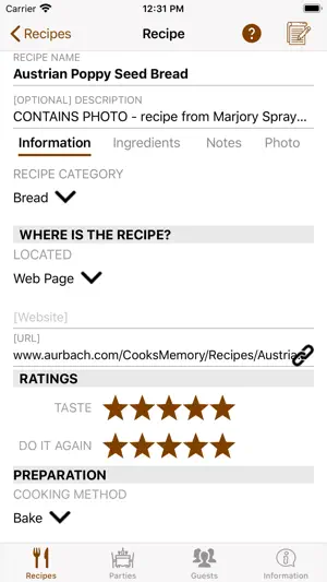 Cook's Memory screenshot 2