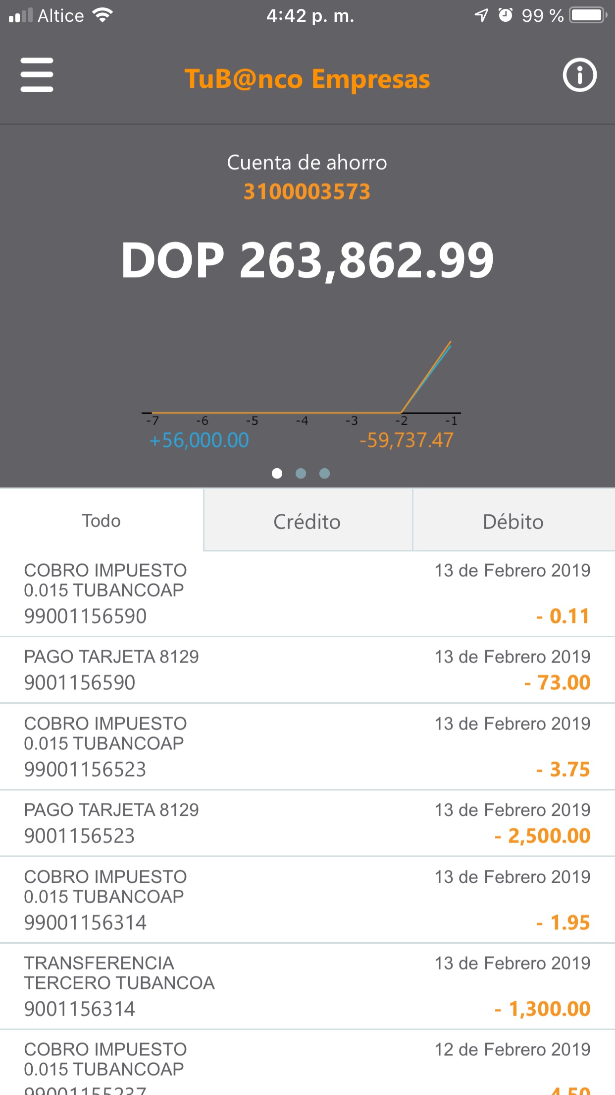 Screenshot 4 of Banreservas Empresas