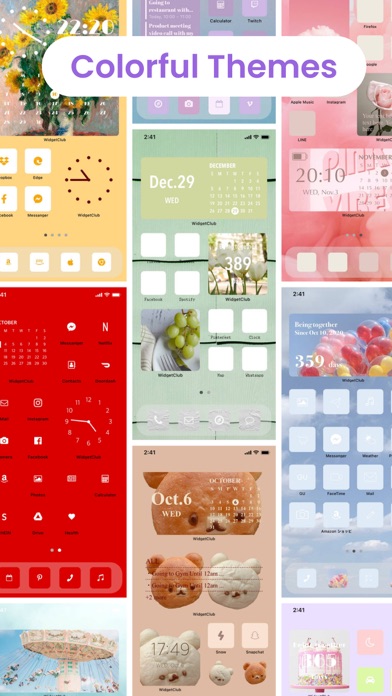 WidgetClub:Widget, Theme, Icon Screenshot