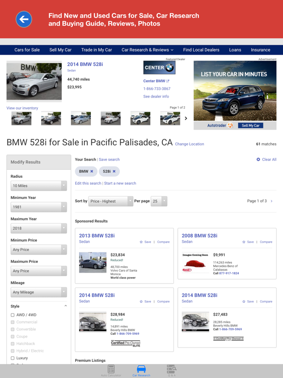 Car Payment & Loan Calculator iPad screenshot