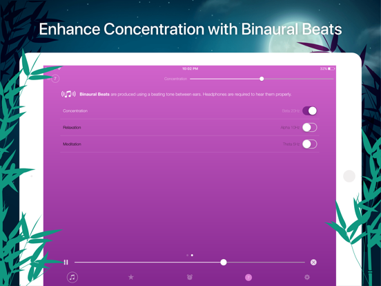 Deep Relax Sleep Music iPad screenshot 5 - Health & Fitness app