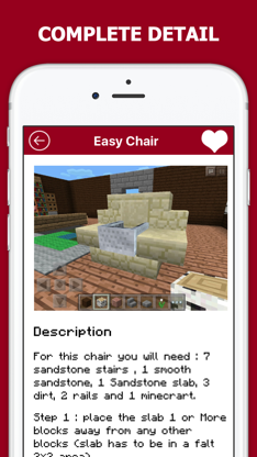 Furniture Guide for Minecraft! screenshot 2