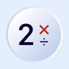 Times tables flash cards math icon