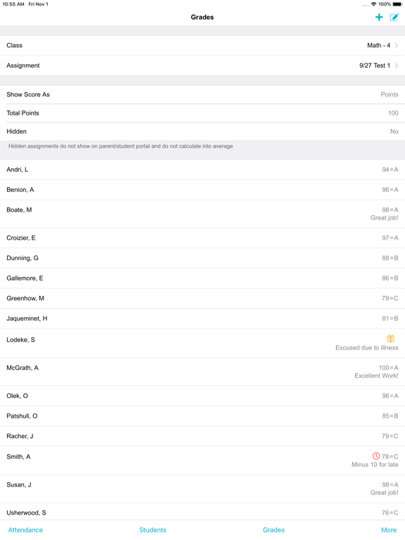 TeacherEase - Admins/Teachers iPad screenshot 4 - Education app