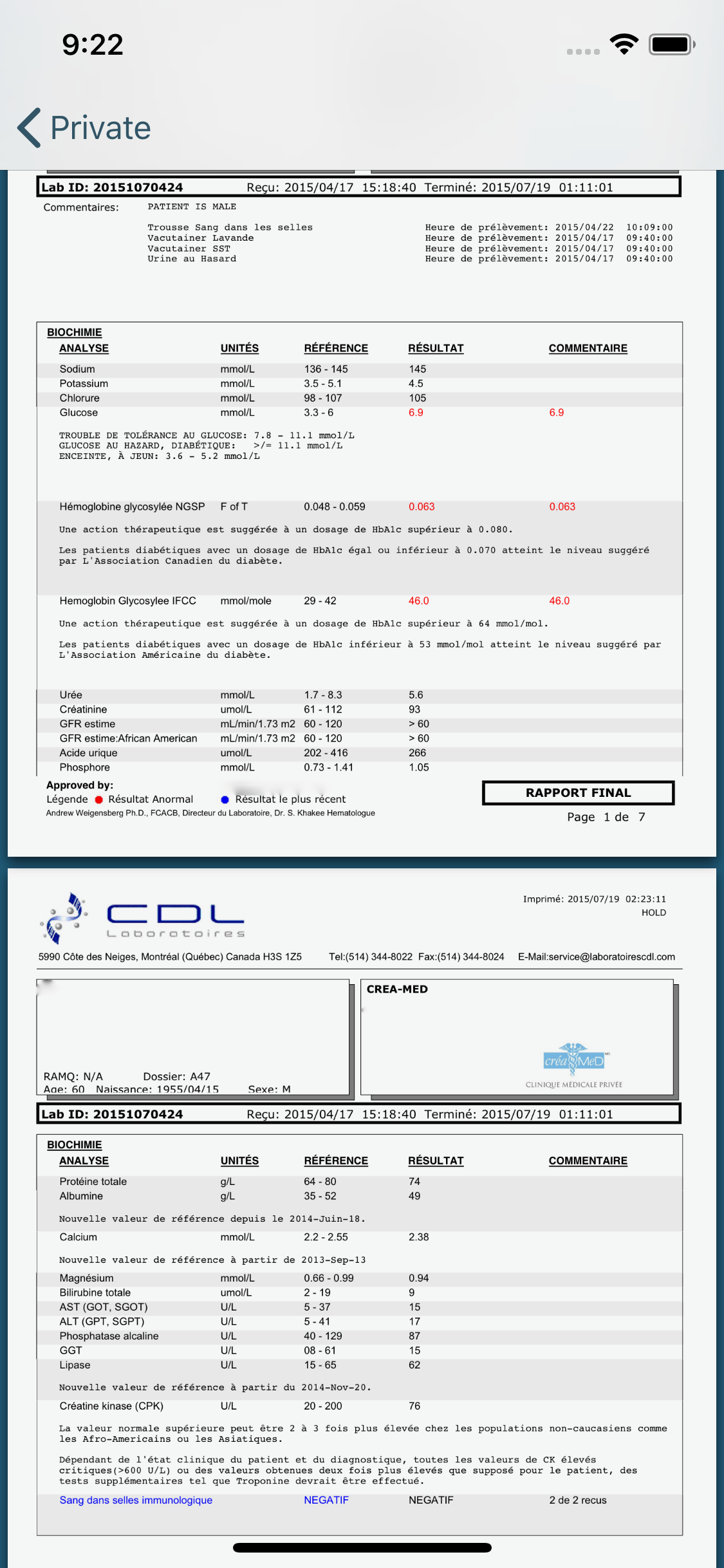 Portable EHR Patient screenshot 3