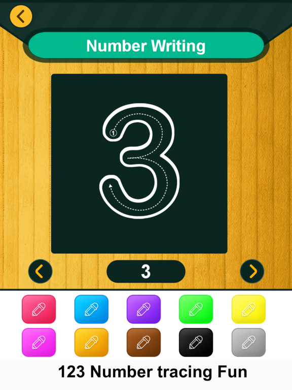 Alphabet Number Writing iPad screenshot