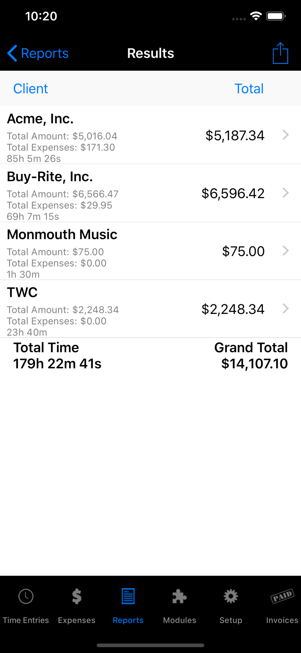 Time Master + Billing