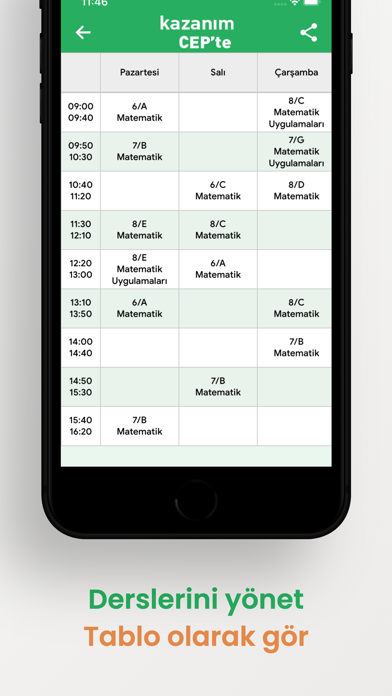 Kazanım Cepte: Yıllık Planlar Screenshot