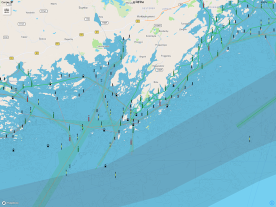 Boat-Tracker iPad app afbeelding 7