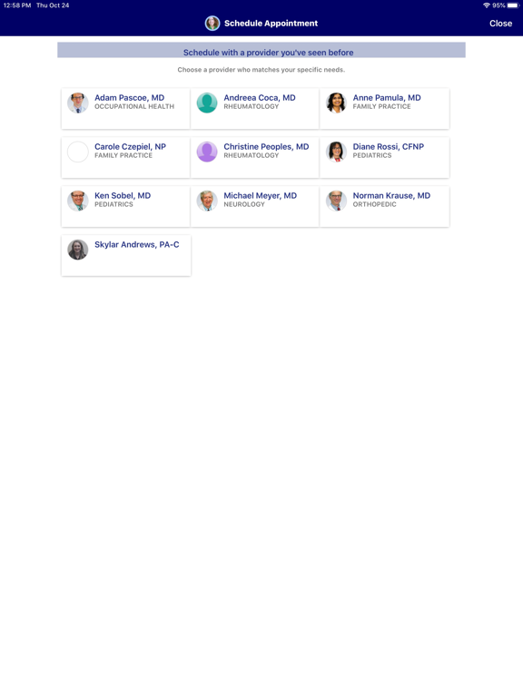 eGuthrie iPad screenshot 3 - Medical app