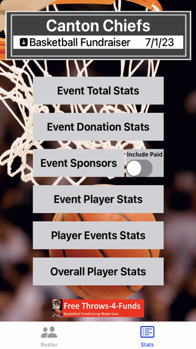 Free Throws-4-Funds Screenshot
