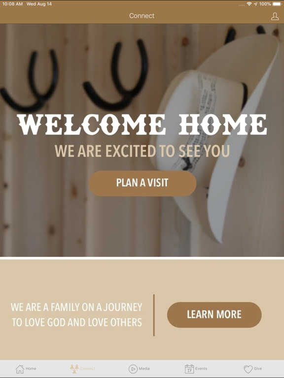 Crossroads Community Church OK iPad screenshot 2 - Lifestyle app