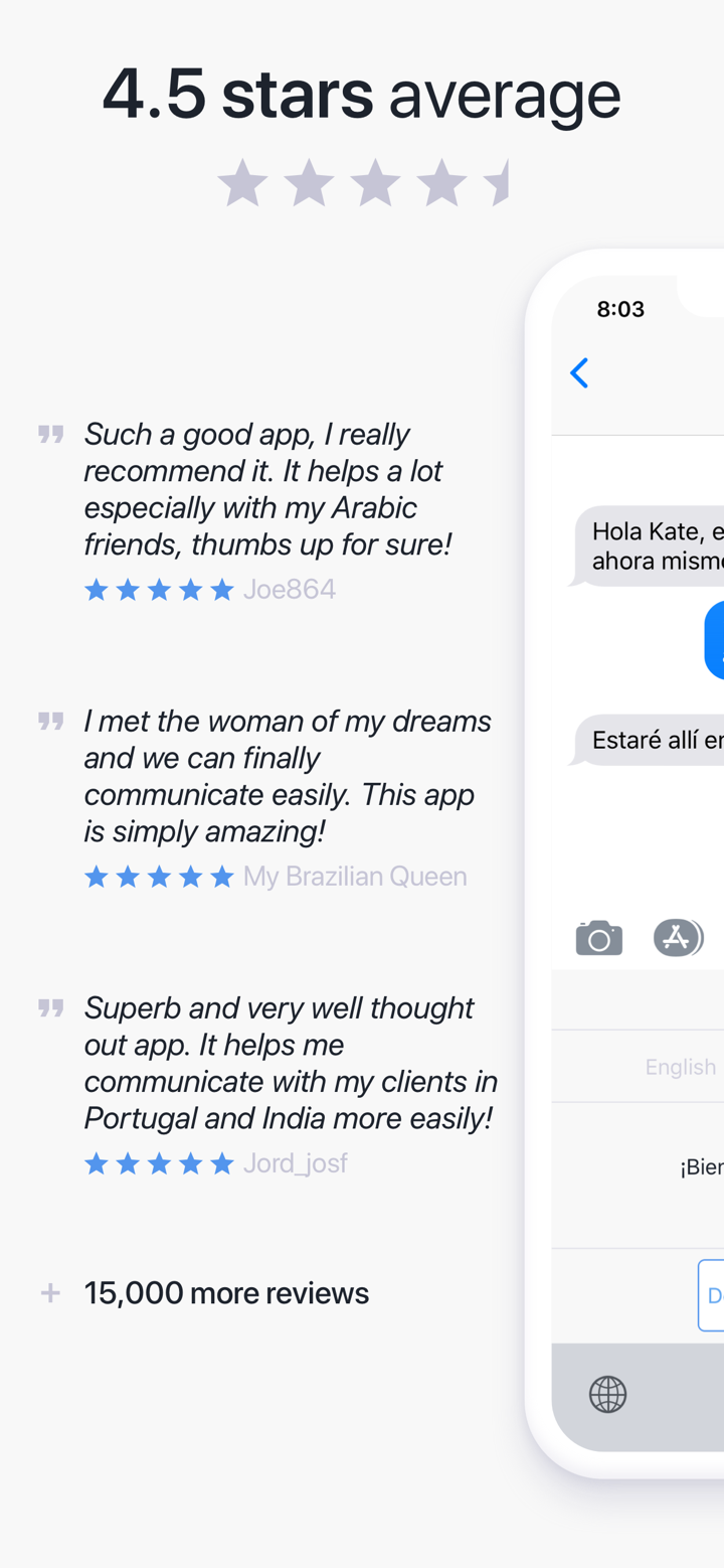 TransKey: Text Translator Chat screenshot 5