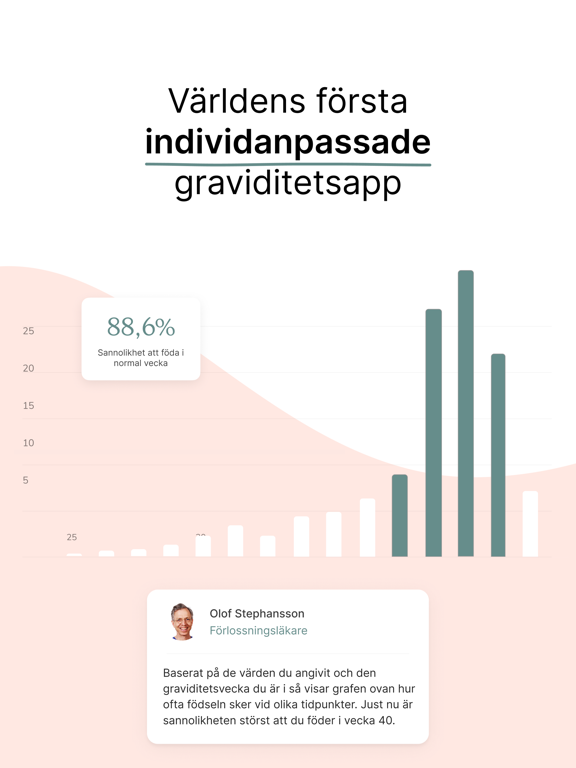 One Million Babies - Gravidapp iPad screenshot 1 - Medical app