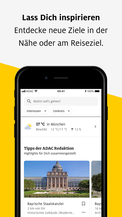 Screenshot #1 pour ADAC Trips: Reiseplaner