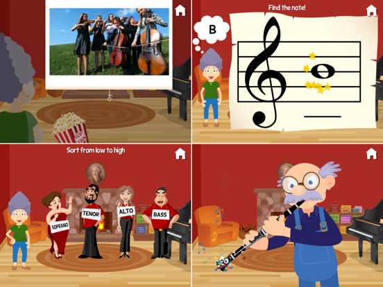 Music With Grandma iPad app afbeelding 4