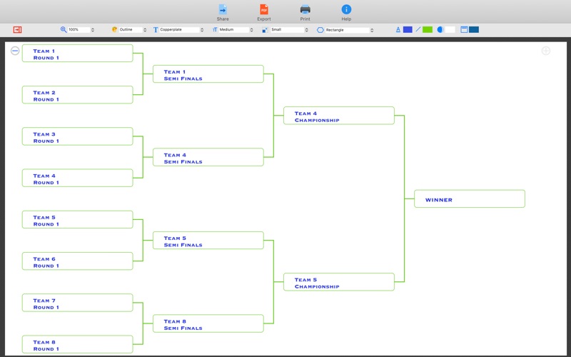 Screenshot #2 pour Tournament Bracket Generator