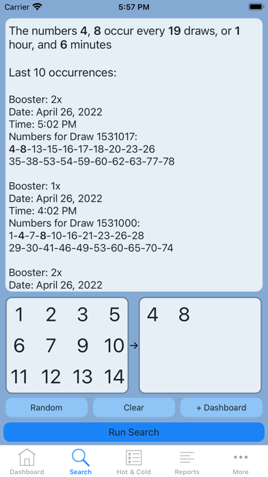 Keno Expert Screenshot