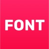 Fonts Aesthetic Fancy Keyboard icon