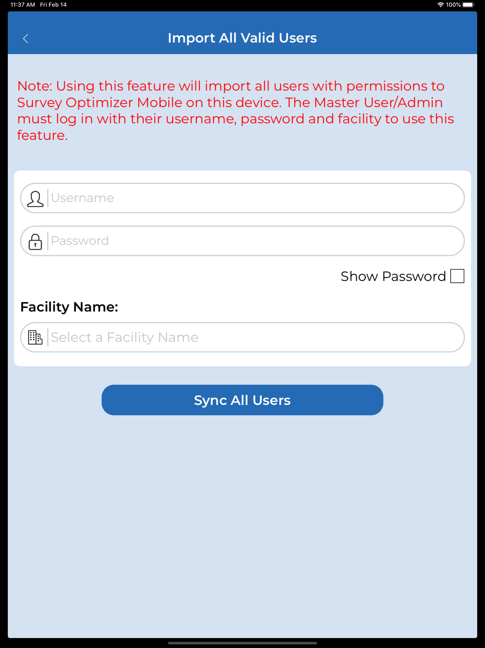 Survey Optimizer Mobile