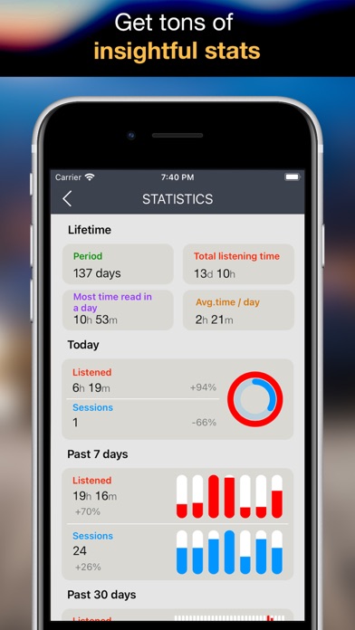 ListenBook Pro: book player Screenshot