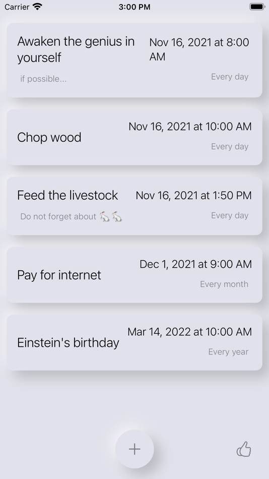 #1. Reminder, simple & useful (iOS) 由: Vladimir Tezin