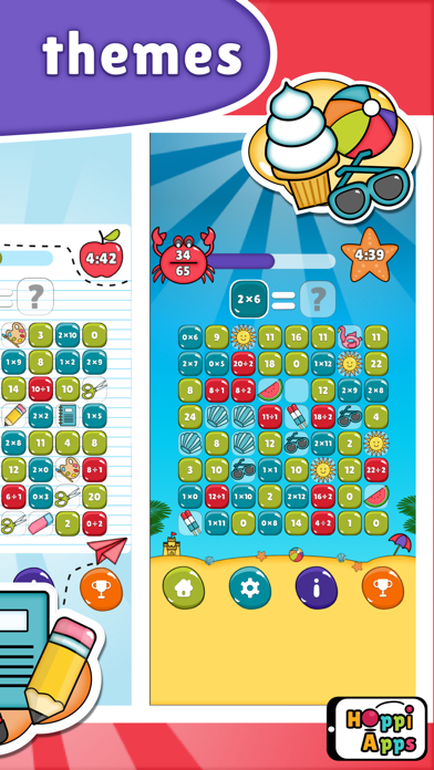 MatHop Multiplication Division Screenshot