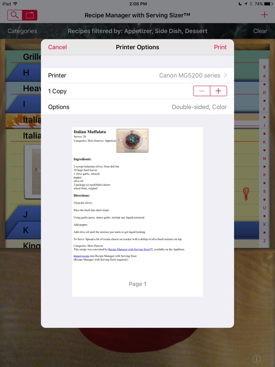 Recipe Manager - Serving Sizer screenshot-4