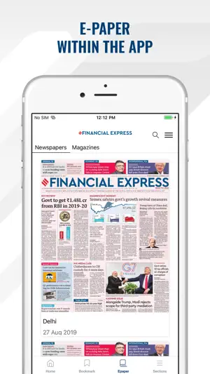 Financial Express screenshot 2
