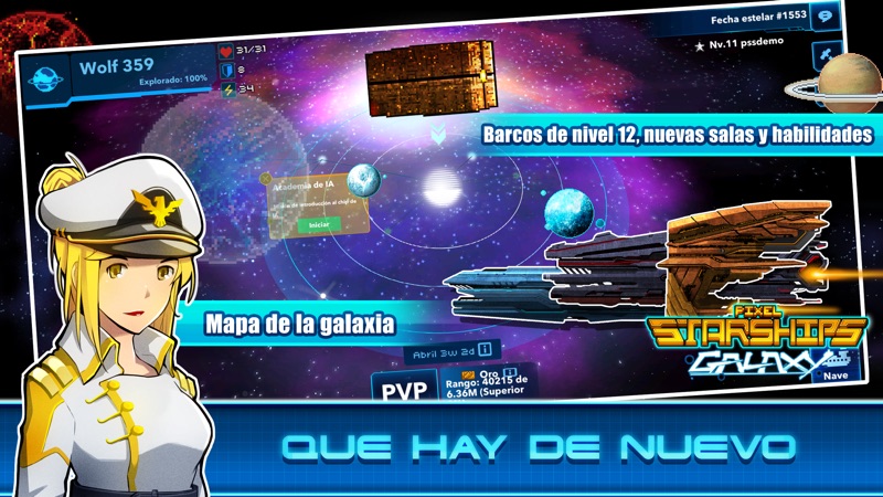 Pixel Starships Space MMORPG screenshot 1