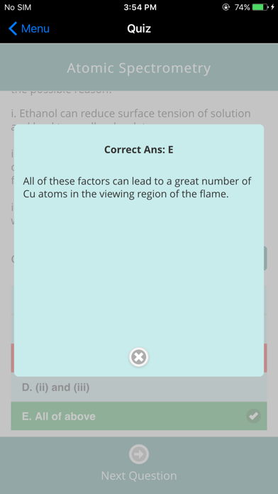 Analytical Chemistry Challenge Screenshot