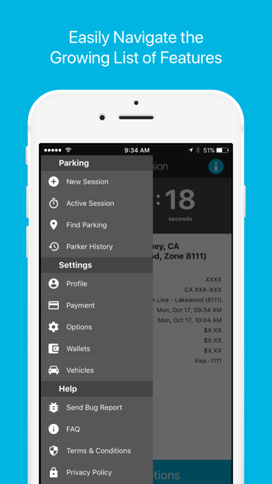 LA Metro Parking iPhone screenshot 5 - Travel app