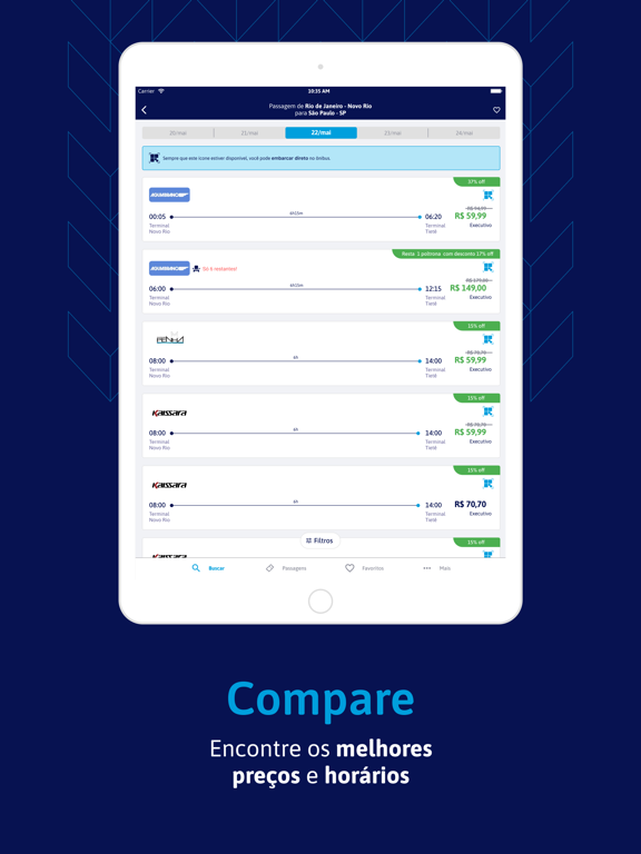 Screenshot #4 pour Buson: Passagens de ônibus