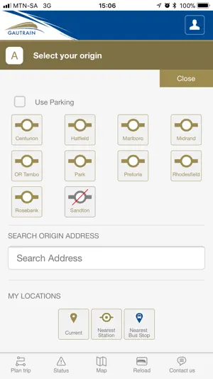 Gautrain screenshot 2