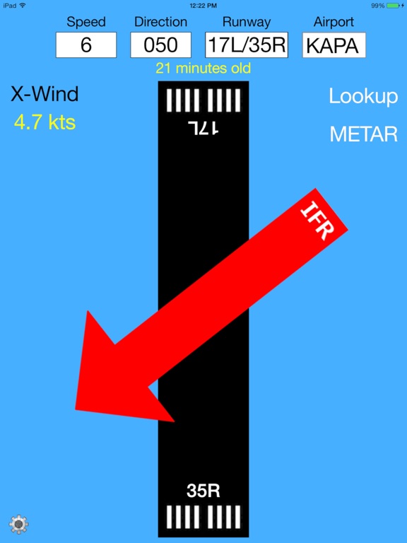 Perfect Landings iPad screenshot 1 - Weather app