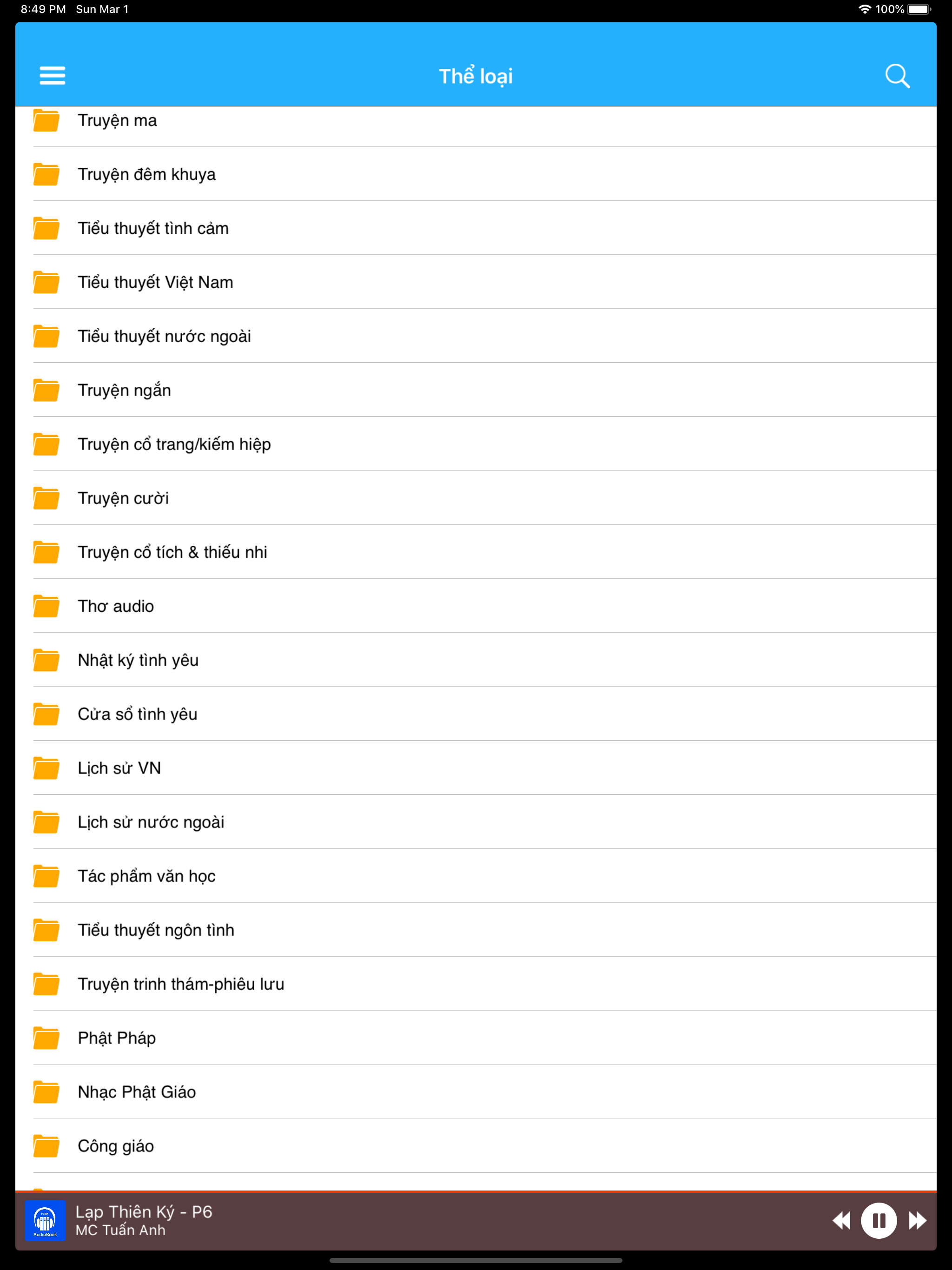 Sách nói, Truyện audio
