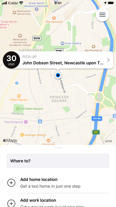Nearby LA Taxis Screenshot