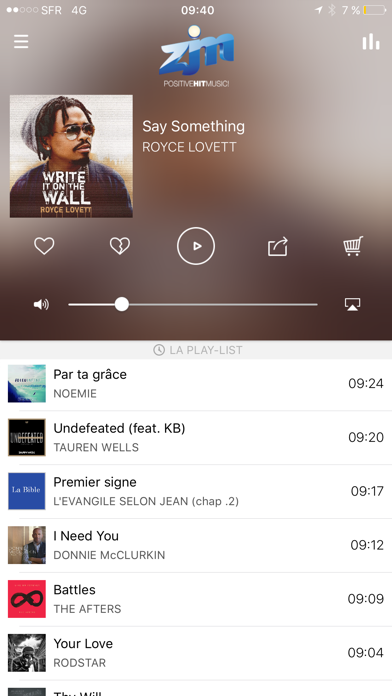 ZJM iPhone screenshot 3 - Music app