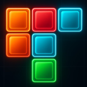 Neon Block Rush