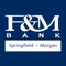 F&M Bank - Mobile allows you to view your bank accounts, schedule transfers between them, and even deposit checks from anywhere