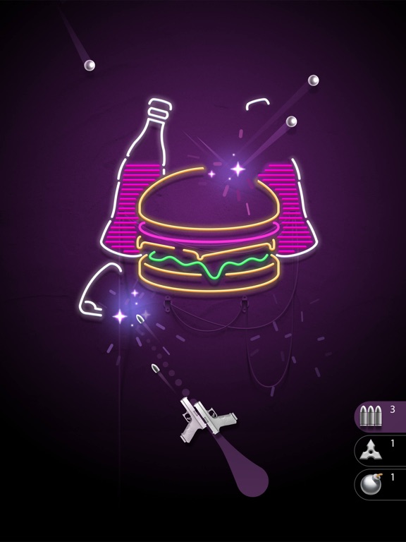Screenshot #4 pour Hit the Light - Neon Shooter