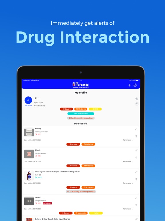 Screenshot #6 pour MyRxProfile: Pill Identifier