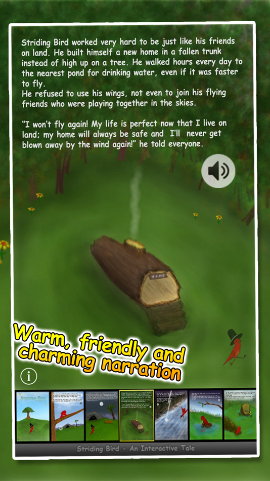 #4. Striding Bird: Uplifting Tale (iOS) Podle: Comicorp