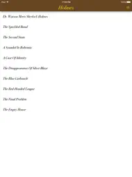 Sherlock Holmes audio books ipad bilder 1