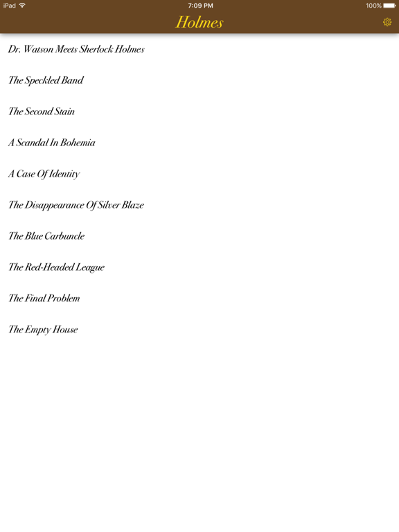 Screenshot #5 pour Sherlock Holmes audio books