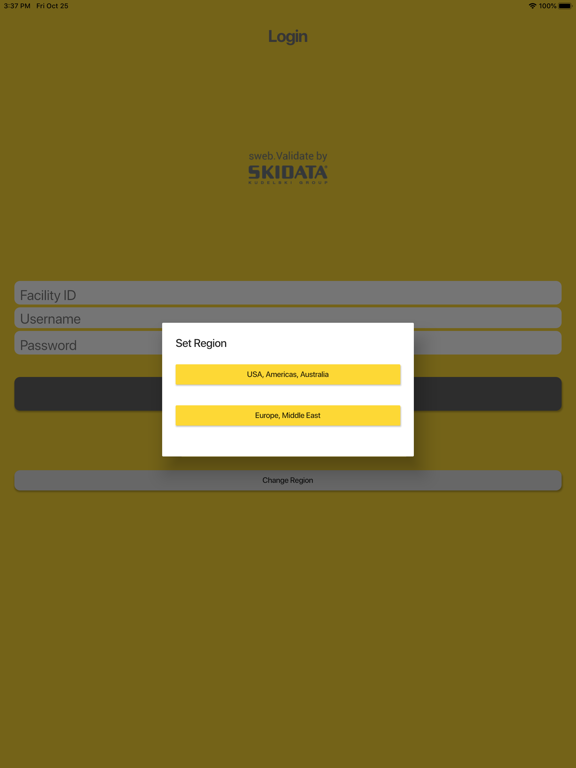sweb.Validate Pro iPad screenshot 2 - Business app