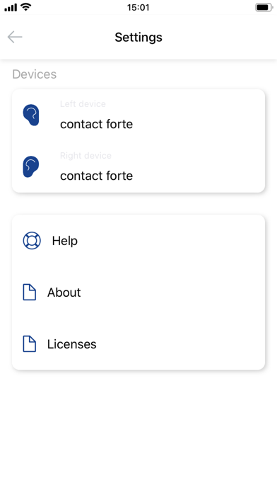 BHM smart control Screenshot