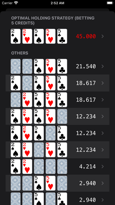 Video Poker Magician Screenshot