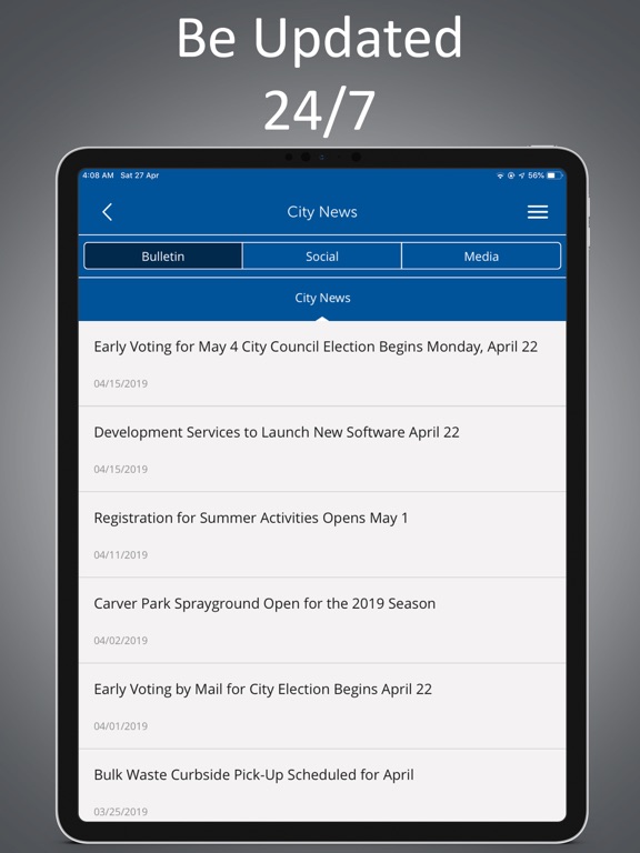 City of Kerrville iPad screenshot 2 - Productivity app