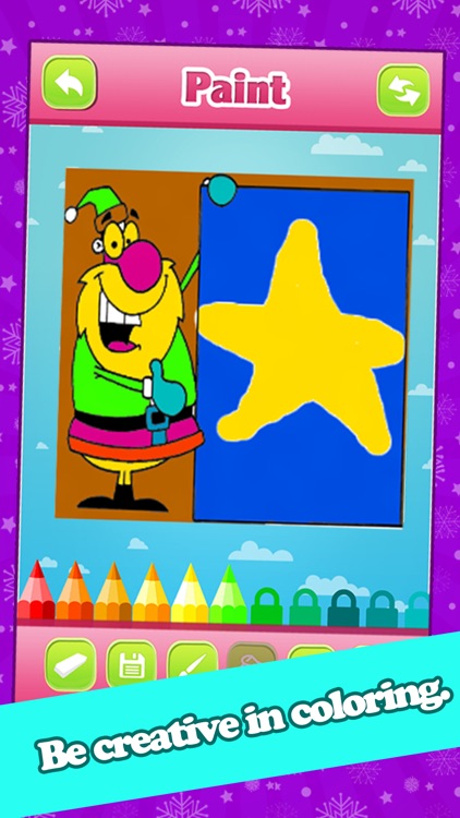 Christmas Gliter Coloring Book